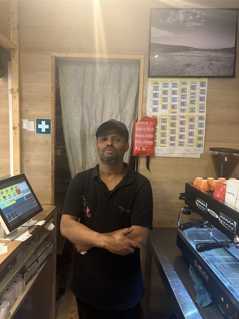 Ahmed Saleh, owner of e.a.t.
